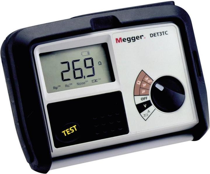 Image du produit Megger DET3TC Mesureur de terre, résistance de terre (CAT IV)