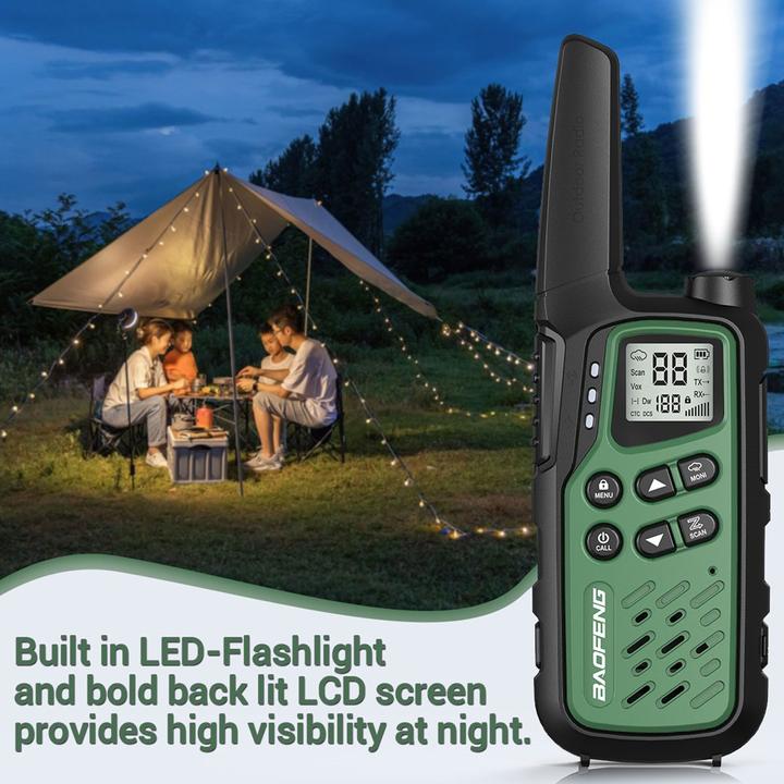 Actual product image Baofeng Walkie-Talkie BF-T25E Green (10 km)