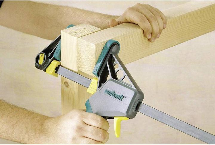 Immagine prodotto wolfcraft Einhandzwinge EHZ „PRO“ 100/450 mm (450 mm)