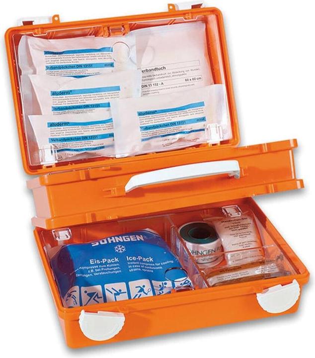 Actual product image Söngen First aid kit Quick-CD Joker, DIN 13157, 3 levels, w. twist locks, incl. wall bracket (First aid set accessories)