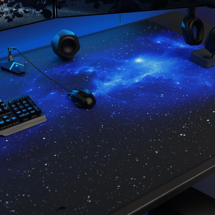 Actual product image Titanwolf Gaming mouse pad, XXXL speed gaming mouse mat, mouse pad extra large surface of 1500 x 800mm, space (XXL)