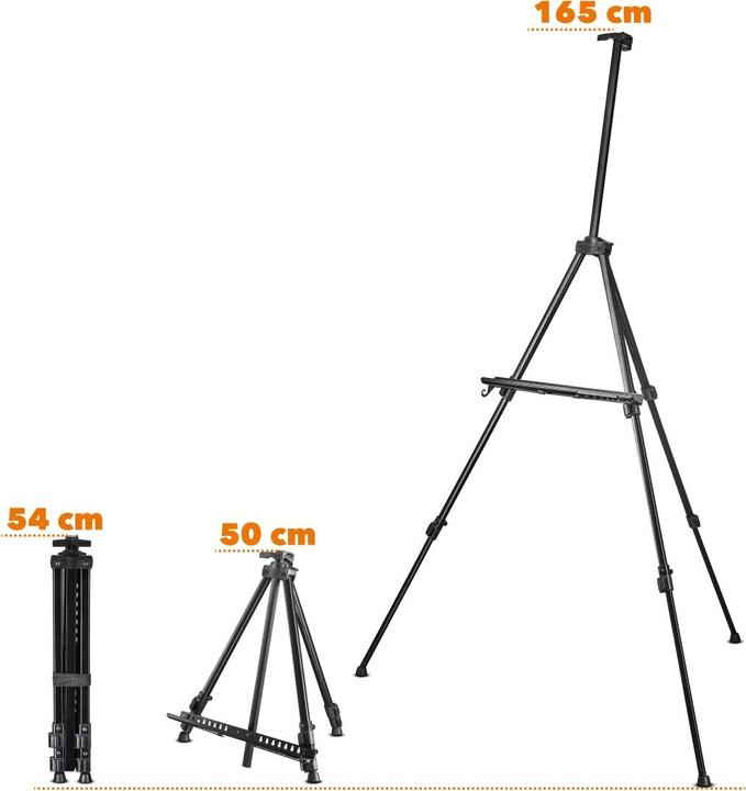 Produktbild Walimex Aluminium-Staffelei 165 cm (18429)