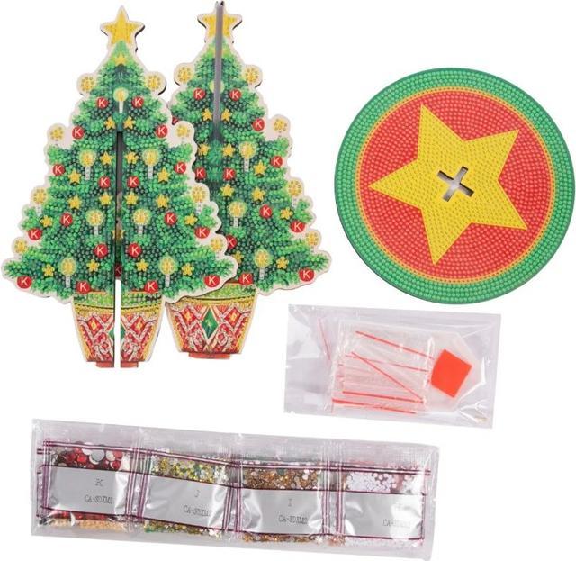 Actual product image Craft Buddy Crystal Art 3D-Weihnachtsbaum – Kreativset für festliche Szenen