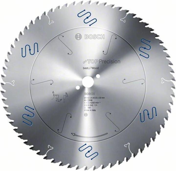 Image du produit Bosch Professional Zubehör Lame de scie circulaire Top Precision Best for Wood, 216 x 30 x 2,3 mm, 48
