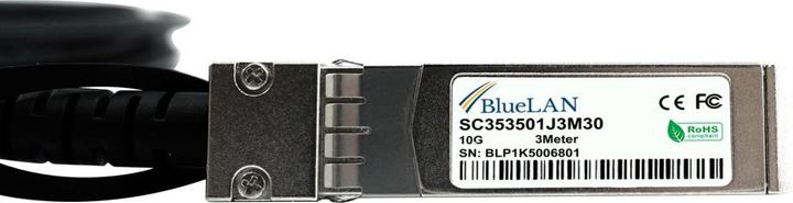 Actual product image CBO Arista Networks CAB-SFP-SFP-3M compatible BlueLAN DAC SFP+ SC353501J3M30