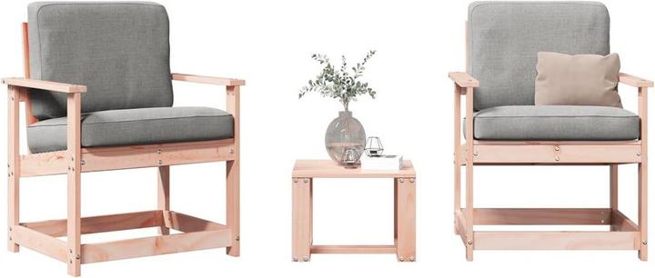 Productafbeelding VidaXL 3-delige tuin loungeset Douglas spar