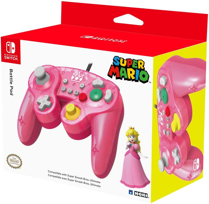 Actual product image HORI Battle Pad - Peach (Switch)