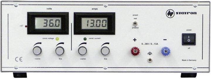 Statron Labornetzgerät, einstellbar 3252.1 0 - 3
