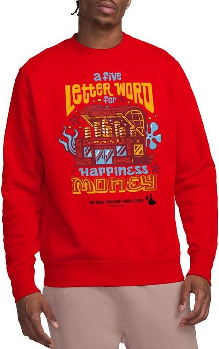 Actual product image Spongebob Squarepants Unisex Adult Money Mr Krabs Sweatshirt (M)
