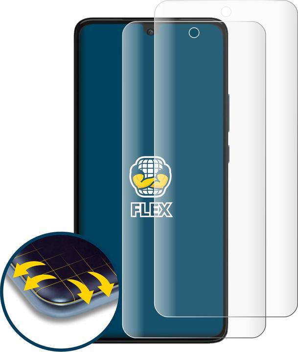 Produktbild BROTECT Full-Cover Displayschutz (2 Stück, Motorola Moto G84)