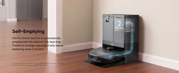 Immagine prodotto eufy X10 Pro Omni UE (Robot aspirapolvere)