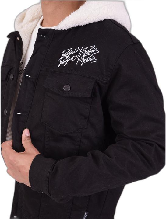 Produktbild Project X Paris Jeansjacke mit Kapuze Schaf (XL)