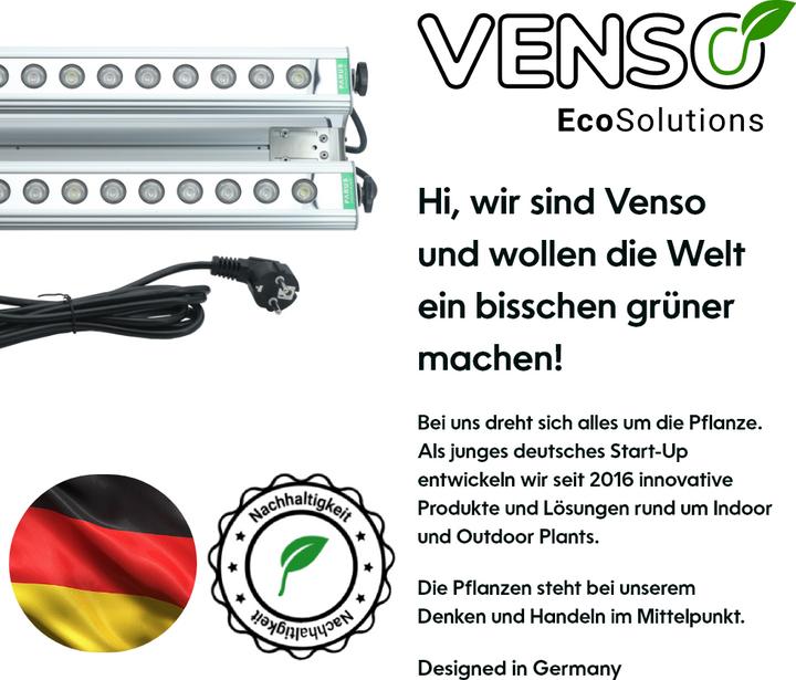 Produktbild Parus by Venso Pflanzenarmatur GrowLight Quattro 60W (LED, 245 V)