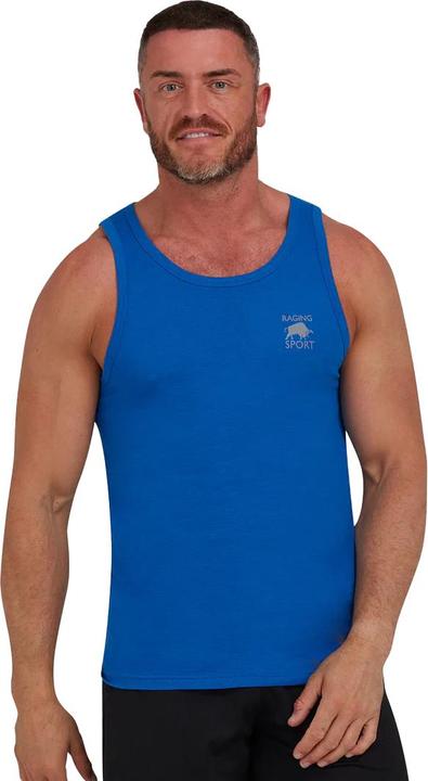 Actual product image Raging Bull Mens RB Sport Jersey Vest Top (6XL)