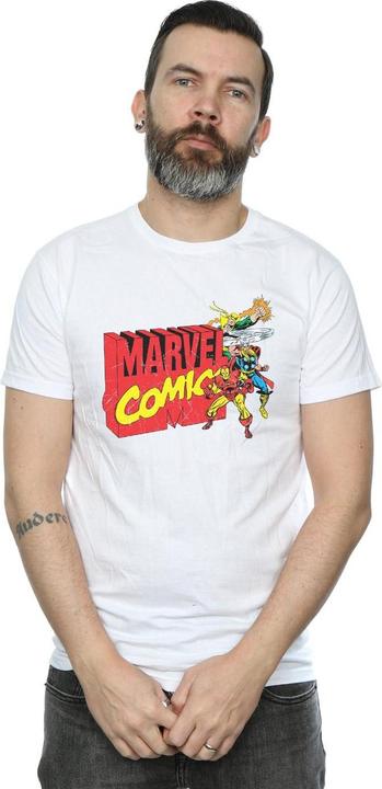 Actual product image Mens Vintage Logo Blast T-Shirt (M)