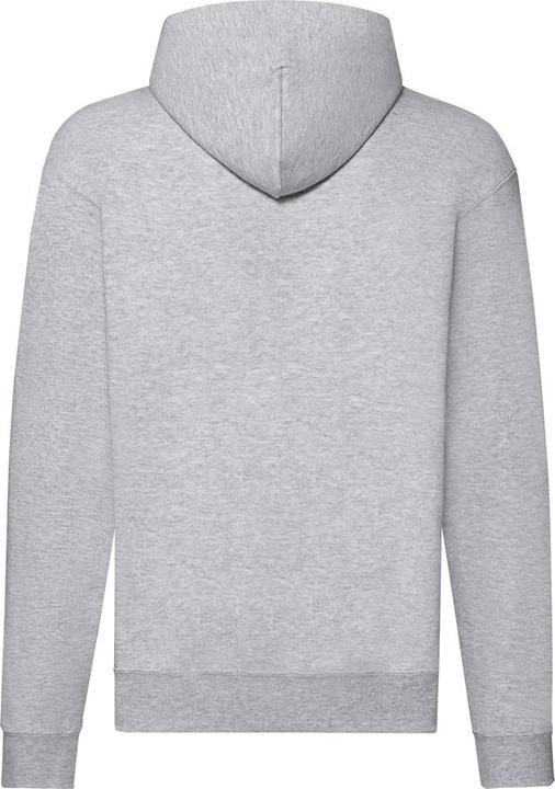 Actual product image Fruit of the Loom Mens Classic Heather Zipped Hoodie (L)