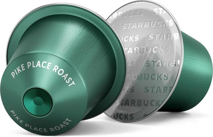 Actual product image Starbucks Pike Place Roast by Nespresso Medium Roasts (10 x Port.)