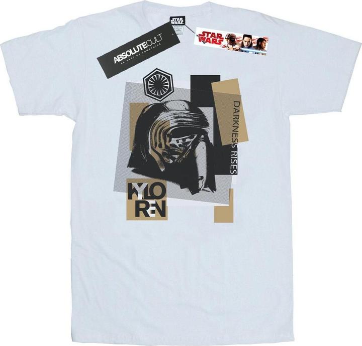 Actual product image Star Wars Mens The Last Jedi Kylo Ren Patchwork T-Shirt (XXL)