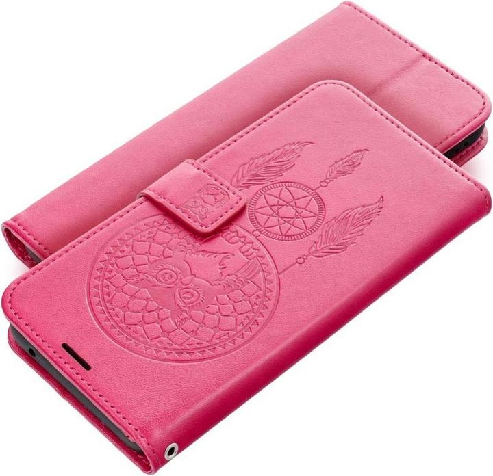 Produktbild OEM Back panel cover MEZZO Book case for IPHONE 16 dreamcatcher magenta (Apple iPhone 16)