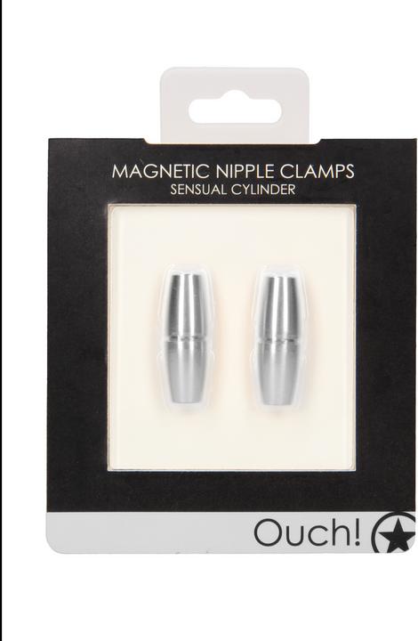 Image du produit Ouch! Magnetic Nipple Clamps - Sensual Cylinder