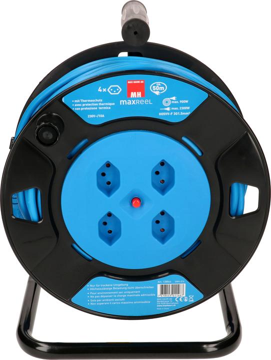 Produktbild Max Hauri maxReeL 4x Typ 13, H05VV-F3G1.5 (50 m, 1.50 mm²)