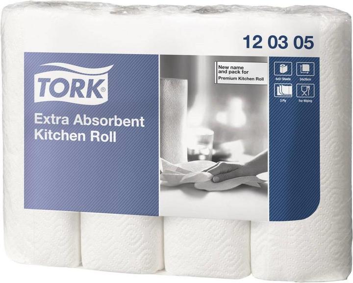 Tork Essuie-tout Extra absorbant 12 x 4 rouleaux (48 x)