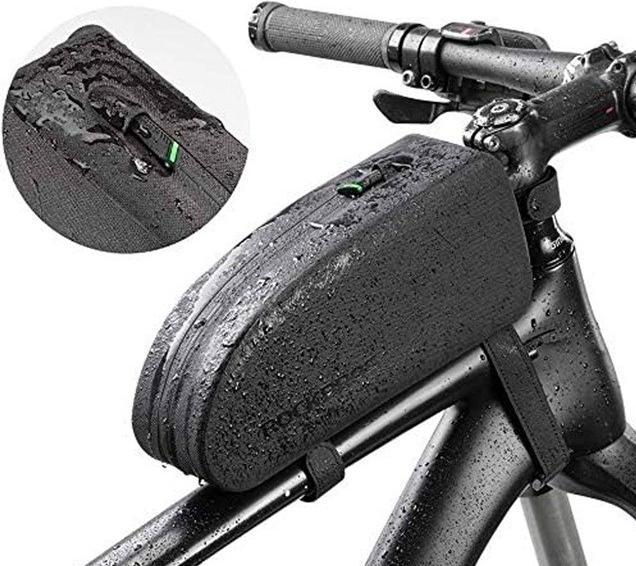 Produktbild Rockbros AS-019-1 waterproof bicycle bag for frame - black (1.60 l, Rahmentasche)