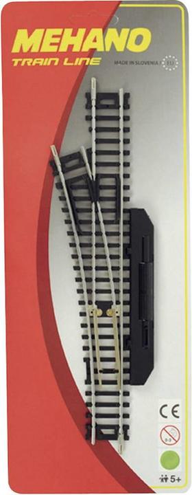 Actual product image Mehano 58282 H0 Manual turnout, left