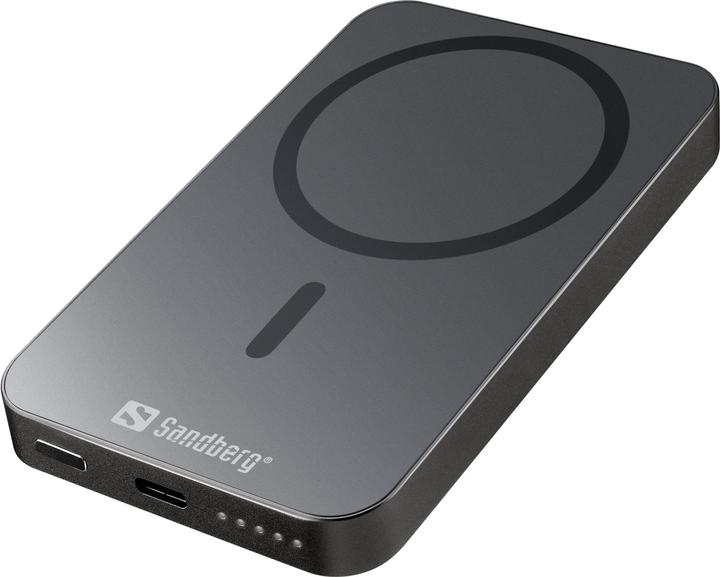 Immagine prodotto Sandberg Mag Wireless Powerbank 5000ALU (5000 mAh, 20 W, 19.25 Wh)