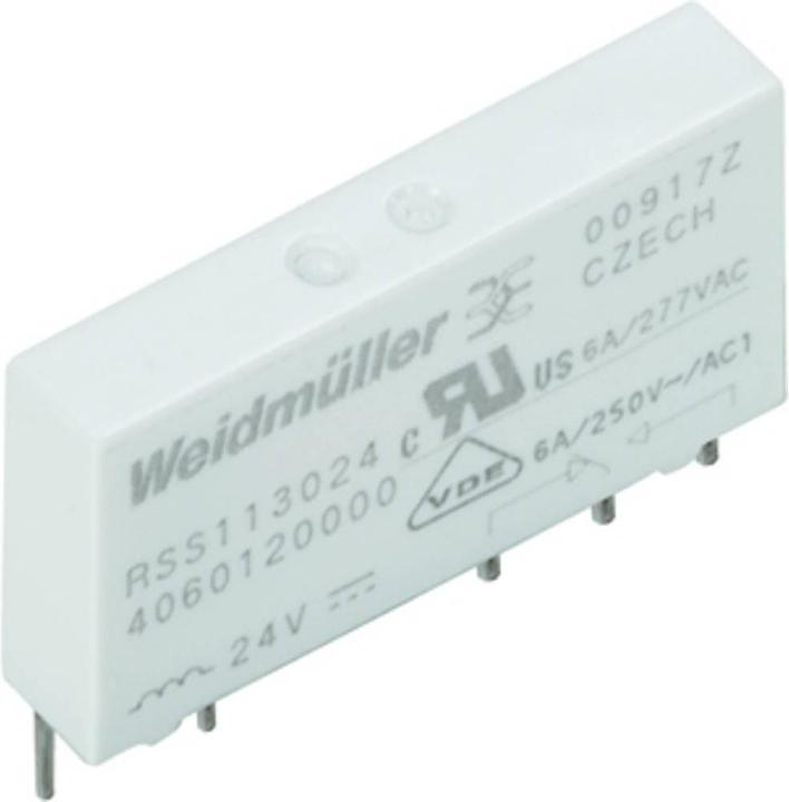 Actual product image Weidmüller Plug-in relay 24 V/DC 6 A 1 changeover