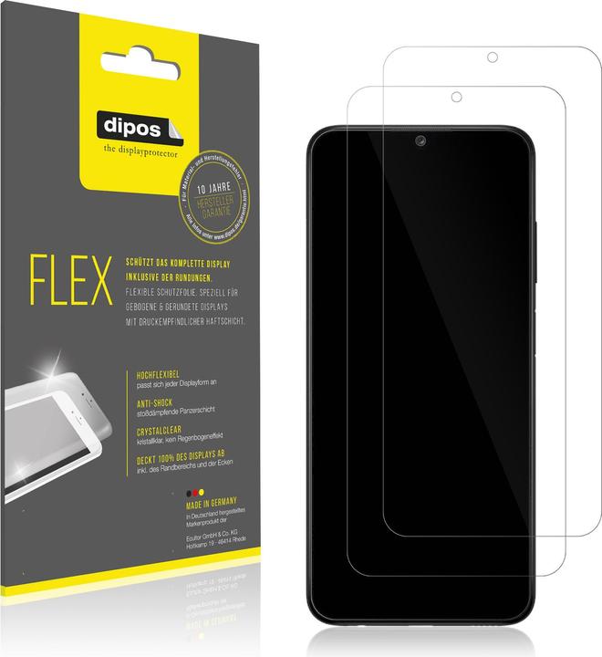 Dipos Pellicola Protettiva Full-Cover 3D (2 Pezzo/i, Samsung Galaxy A04S)