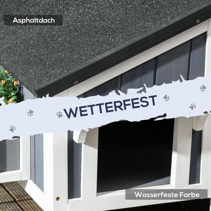 Produktbild PawHut Katzenhaus (Katze)