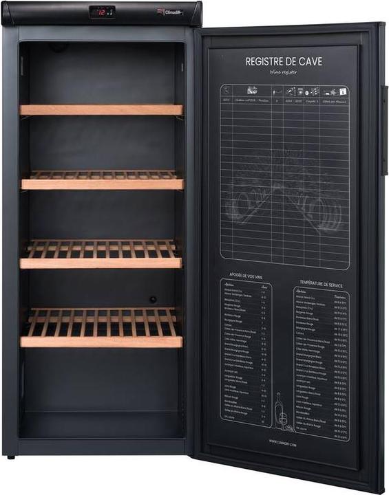 Produktbild Climadiff Weinkühlschrank RESERVE275F Freistehend, 1 Zone, 264