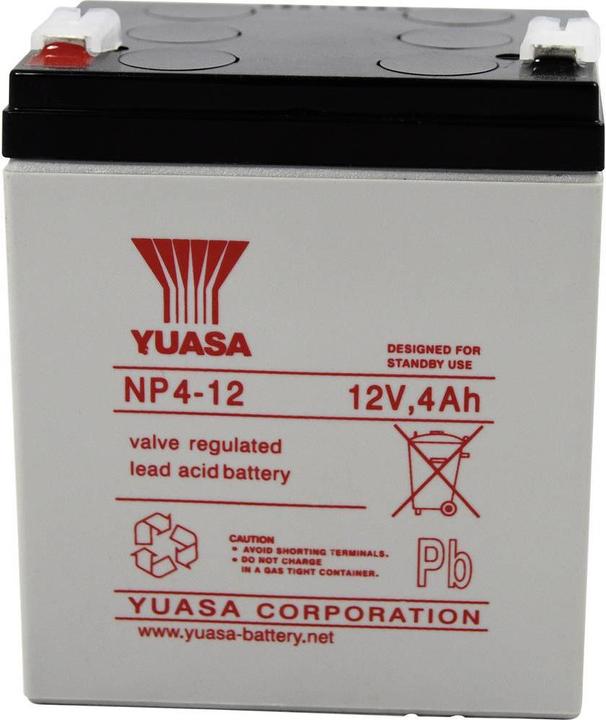 Produktbild Yuasa Bleiakku NP4-12 (12 V, 4000 mAh)
