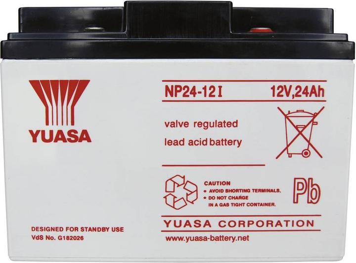 Immagine prodotto Yuasa Batteria al piombo 12 V 24 Ah NP24-12 NP (12 V, 24000 mAh)