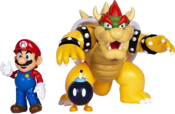Produktbild Jakks Pacific World of Nintendo: Mario vs. Bowser Lava Battle