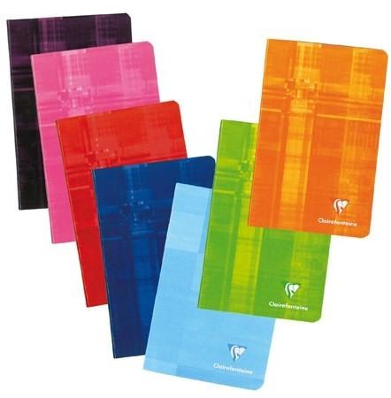 Actual product image Clairefontaine Notebook with ruler (11 x 17 cm, Checked, Soft cover)