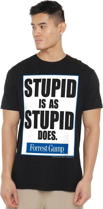 Immagine prodotto Forrest Gump Stupid Is Maglietta Uomo (XL)