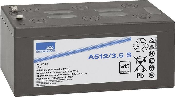 Image du produit Sonnenschein Batterie au plomb 12 V 3.5 Ah GNB A512/