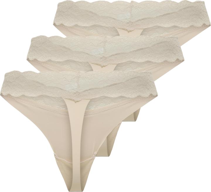 Immagine prodotto Only Onlchloe Lace S.S Thong 3-Pack Acc Noos (S, confezione da 3)