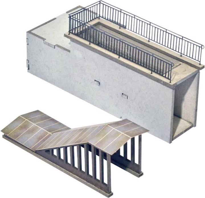 Actual product image MBZ 80126 H0 platform underpass