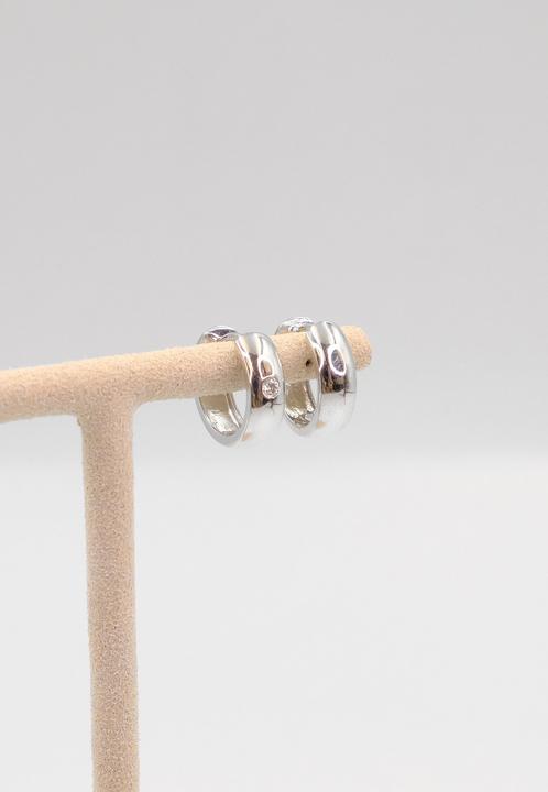 Produktbild Muau Creolen (750/18 K Gold)