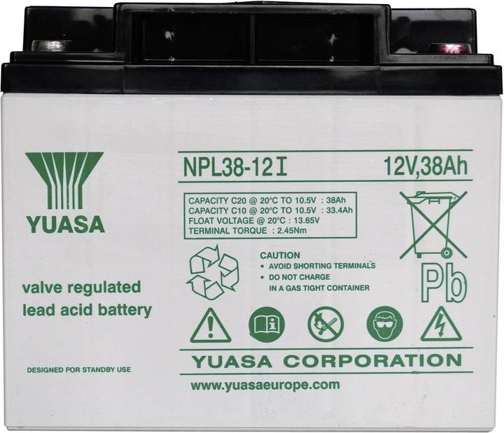 Produktbild Yuasa Bleiakku 12 V 38 Ah NPL38-12 Y (12 V, 38000 mAh)