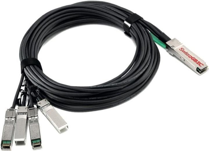 SwissGBIC DAC Breakout 100Gb Passive 5m FG-TRAN-QSFP-4SFP-5