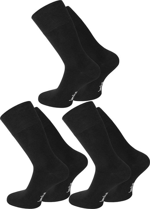 Image du produit Normani 6 paires de chaussettes de santé en bambou avec semelle en éponge (paquet de 6, 43 - 46)