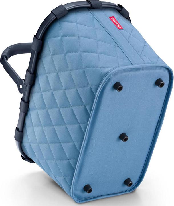 Image du produit reisenthel carrybag frame rhombus blue - Panier à provisions robuste avec beaucoup d'espace de rangement et un