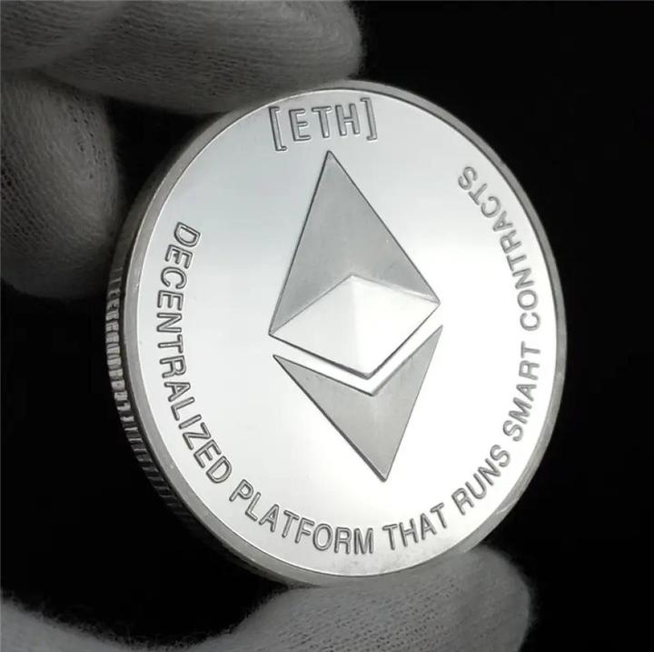 Immagine prodotto Crypto Novelty Moneta di criptovaluta Ethereum, souvenir e articolo di moda
