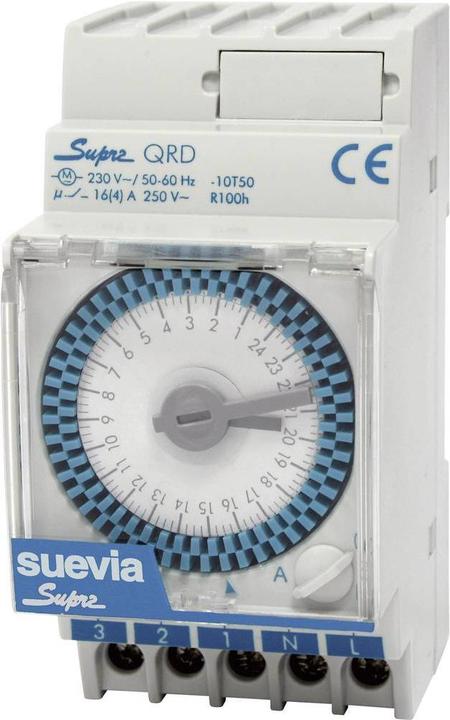 Suevia Top hat rail timer anal