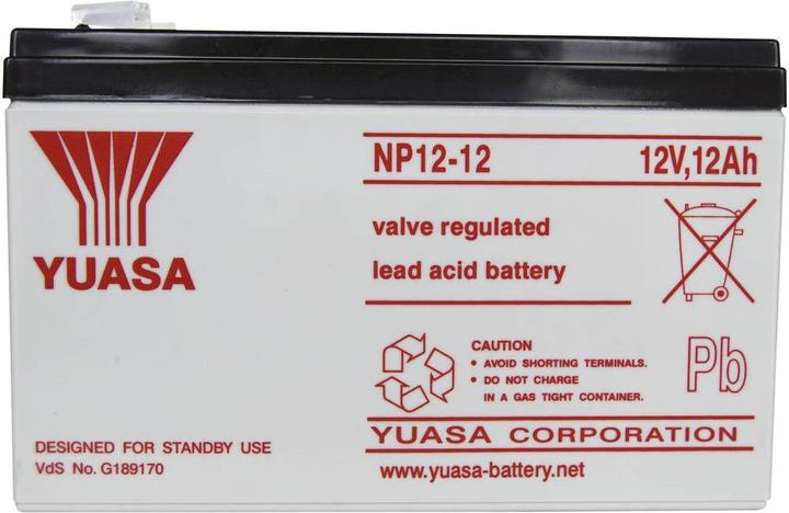 Produktbild Yuasa Bleiakku 12 V 12 Ah NP12-12 NP (12 V, 12000 mAh)