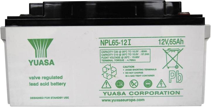 Actual product image Yuasa Lead battery 12 V 65 Ah NPL65-12 N (12 V, 65000 mAh)